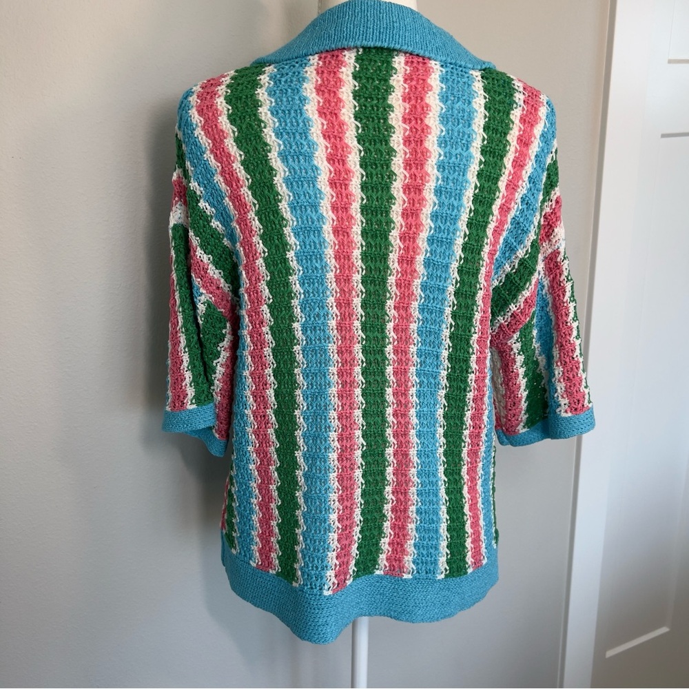 Love Riche Multicolor Striped Cardigan - Picture 4 of 7